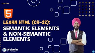 Learn HTML | Semantic Elements & Non-Semantic Elements (Chapter 22)