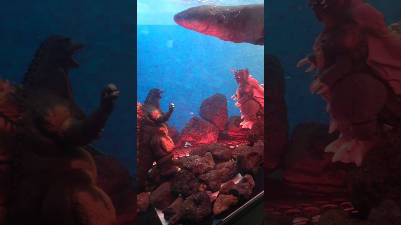 ゴジラVS江の島】クラシックゴジラ350 深海熱水噴出孔溶解赤熱Ver 