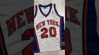 NBA New York Knicks Puma Authentic Allan Houston Jerseynbajersey newyorkknicks allanhoustonnba
