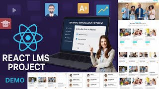 LMS Website in React | LMS Final Year Project Demo
