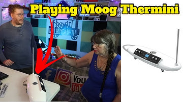 Playing The Moog Theremini for the First Time Review