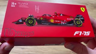 Unboxing Ferrari F175 GP 1:43 Bburago