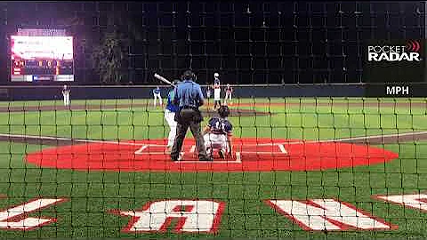 Riverheads HS (2025) 1B/RHP Henley Dunlap with a line drive base hit to RF Saturday night at Radford