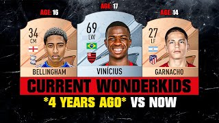 BIGGEST WONDERKIDS Players 4 YEARS AGO VS NOW! 😱😵 ft. Vinicius, Bellingham, Garnacho...