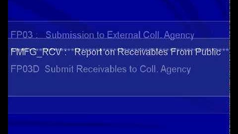 SAP Accounts Receivable Transaction codes ( Tcodes ) - Training Tutorial