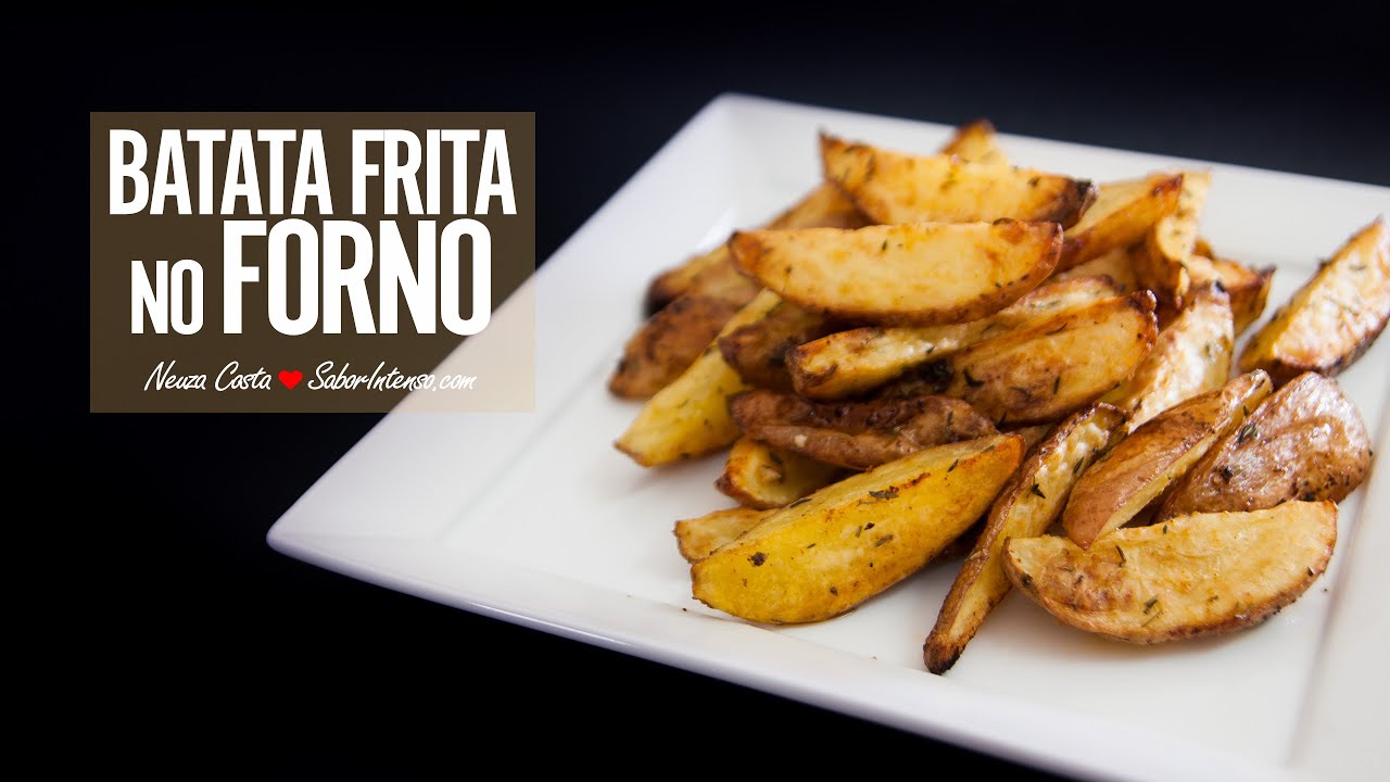 Batata frita no forno Receita por Cael Horta - Cookpad