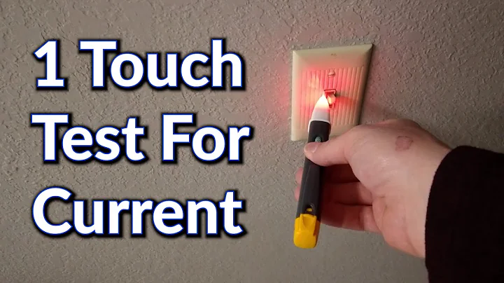 How to Test Outlet or Switch for Current Fluke 1AC II VoltAlert  Non Contact Tester