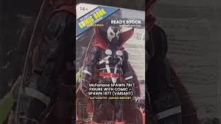 Mcfarlane Spawn 7In Figure With Comic Spawn 1977 Variant