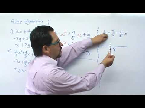 Operaciones algebraicas🍀sumar algebraicamente🚦suma algebraica de polinomios🚀Millermatematicas