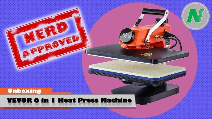 How to set the Temperature & Timer on the Vevor Heat Press 15x15 8