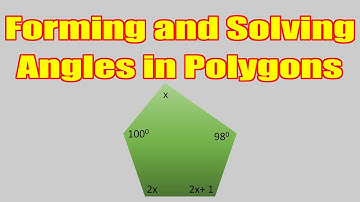 How to form and solve equations with angles in polygons | #angles #anglesinpolygons #polygon