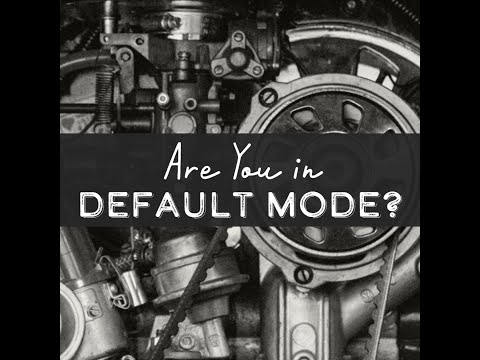 "Are you in default mode?" Sermon by Pastor Clint Kirby | August 23, 2020