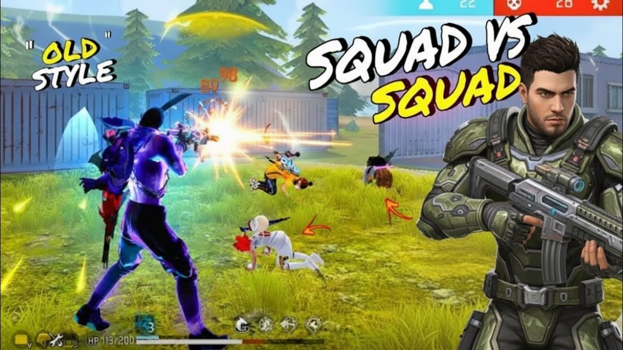 BR Rank Gameplay Squads vs squad In Free Fire - YouTube