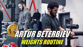 Artur Beterbiev Weightlifting Routine