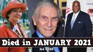 Celebrities Who Died in January 2021, 3rd Week