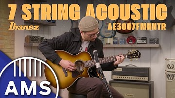 Ibanez AE3007FMH Acoustic Electric Guitar Tobacco Edge Burst