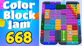 Color Block Jam Level 668 Solution