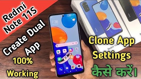 How To Create Dual App in Redmi Note 11S,How To Enable CloneApp in Redmi Note 11s,Clone App in Redmi