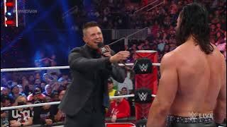 Drew McIntyre vs. The Miz Promo   Match – WWE Raw 10/2/23