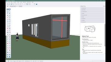 SketchUp introduction part 1: massing a tiny house