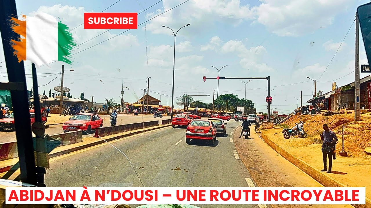 Côte d’Ivoire : Abidjan à N’dousi – Une route surprenante et magnifique !”