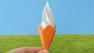 【折り紙】立体ミニソフトクリームの作り方　[Origami] Mini 3D soft serve ice cream screenshot 5