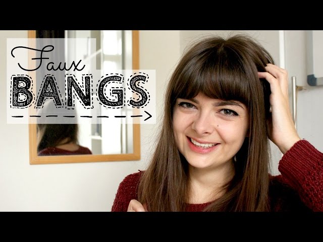 Faux bangs | High ponytail hairstyles, Hair ponytail styles, Hairstyles  with bangs