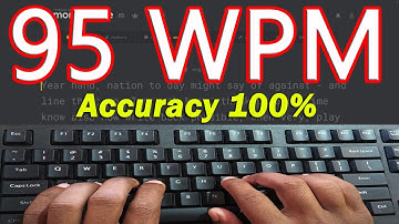 95 WPM Typing Speed | Fast Typing Speed Test with 100% Accuracy #fasttyping #raushantypingmaster