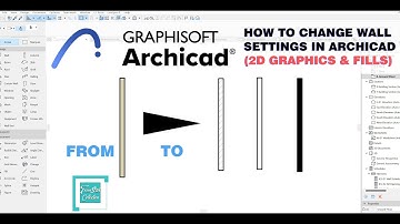 Archicad Wall Customization Tutorial | 2D Fills, Line Types & Graphic Overrides