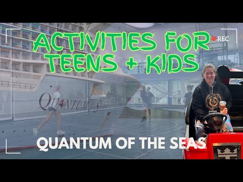 Activities great for TEENS + others onboard Quantum of the Seas Cruise Ship | Royal Caribbean Video Thumbnail