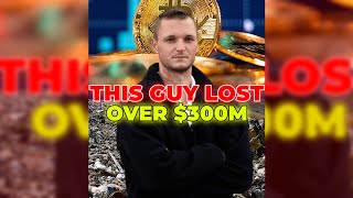Guy Throws $300 MILLION Bitcoin IN TRASH #shorts