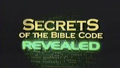 secrets of the bible code revealed:  part 1 (vhs, date unknown)