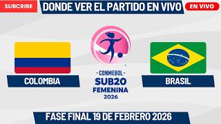 ⚽️Colombia vs Brazil⚽️Where to Watch the Match LIVE|CONMEBOL Women's U-20 2026 Final Round