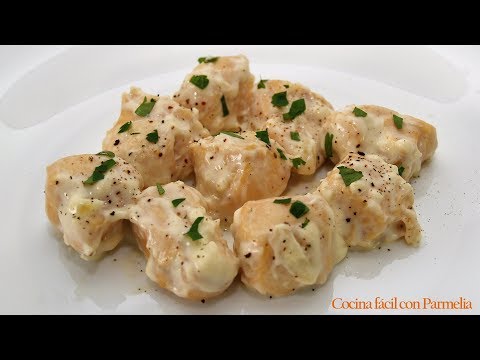 Pollo en salsa de queso ¡La Receta más Fácil, Rápida y Rica!