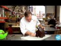 Jacques Torres makes ginger bread house with chocolate