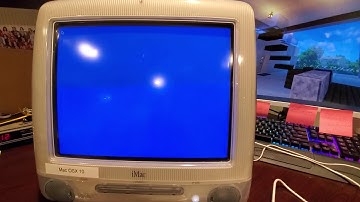 iMac g3 Startup and Going On The Internet (Summer 2001 OSX 10.2.3)