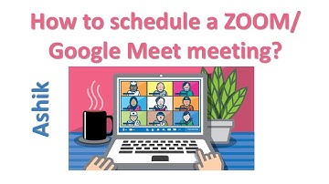 How to schedule a zoom meeting | Computer Operation | Level-3 | A Step-by-Step Guide | Zoom | Meet