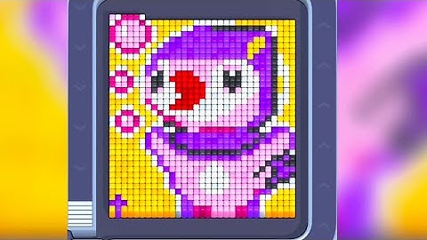 Pixel flow level 124 Walkthrough Solution 