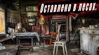 Целые дома. Оставленные редкие предметы мебели. Нетронутые украшения. Покинутая деревня в лесах.