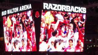 Arkansas 2016-17 basketball intro video