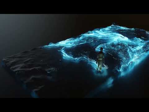 Glowing Fluid Simulation