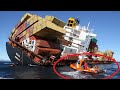 Big Ships Crashing | Ship Collisions | Extremely Dangerous  Ship Crashing into Bridges