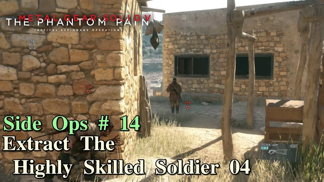 Metal Gear Solid V The Phantom Pain ★ Side Ops 14 Extract The