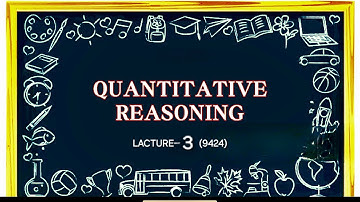 Workshop-3 | 9424 | AIOU Lecture-3 | Quantitative Reasoning | BS Program