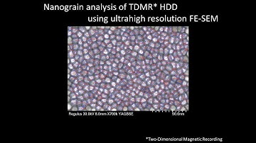 [Electronics] Nanograin analysis of TDMR HDD using ultrahigh resolution FE-SEM