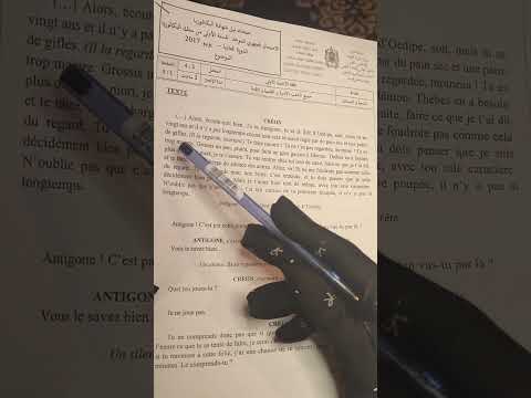 1bac Antigone correction de l' examen régional تصحيح نموذج الإمتحان الجهوي ا Antigone vs Créon