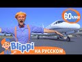 Песня про Самолеты | Обучающие песни для детей | Blippi Russian