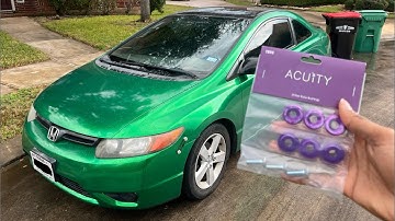 Acuity Shifter Base Bushing install on 8th gen Civic + POV test drive