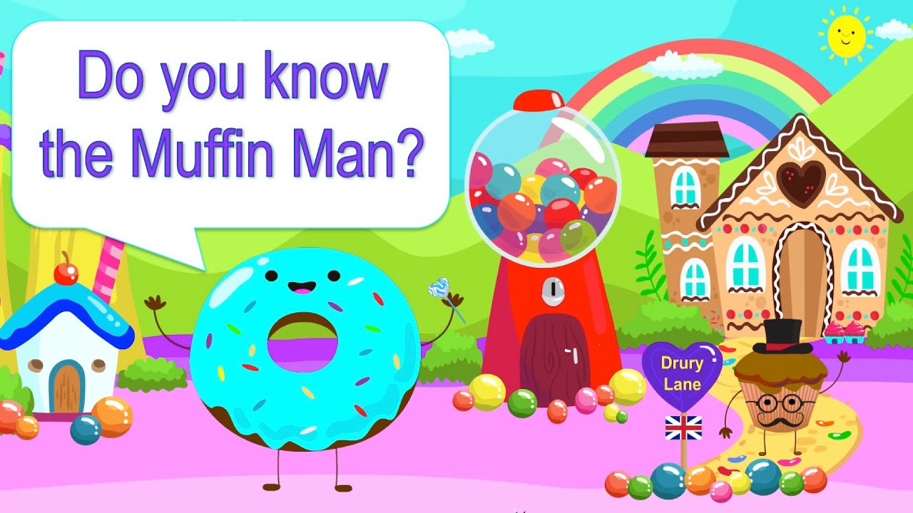 Muffin Man 💕 Do you know the Muffin Man? Nursery Rhymes w Lyrics for
