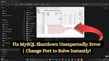 Fix MySQL Shutdown Unexpectedly Error | Change Port to Solve Instantly!